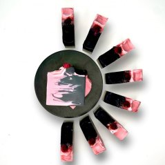 Mýdlo LADY ROSE s aktivním uhlím