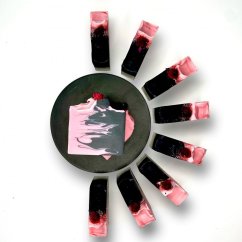 Mýdlo LADY ROSE s aktivním uhlím