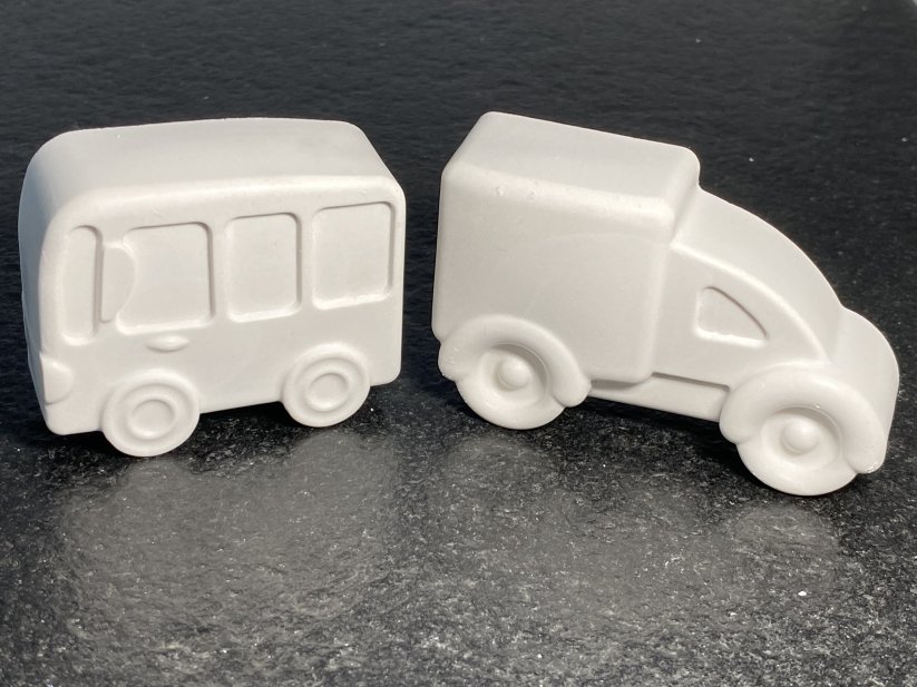 odlitky k domalování pro děti - Druh odlitku: Autobus