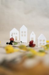 Domečky různých velikostí set 4ks