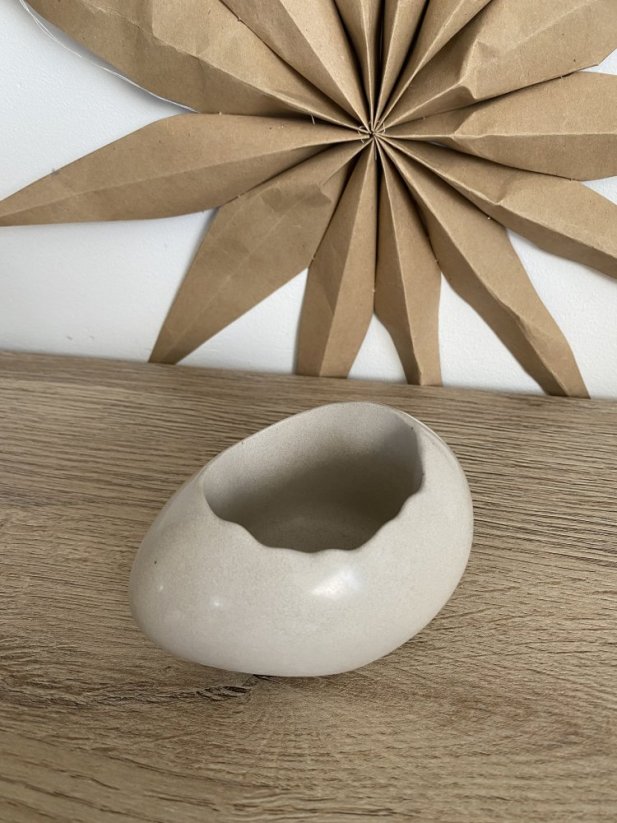 Skořápka vajíčko - Materiál: Beton