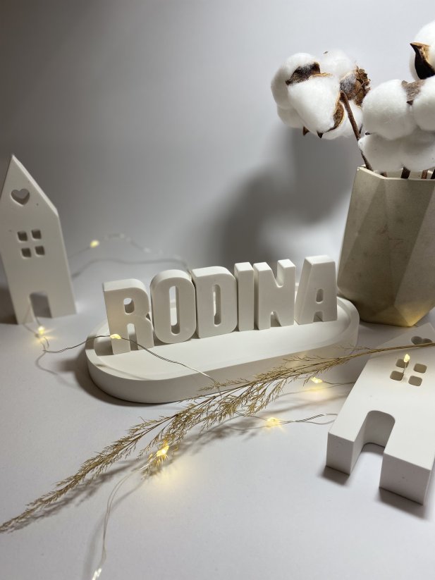 Nápis ve Scandi stylu dle přání