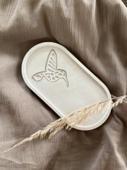 Oválný podtácek Kolibřík